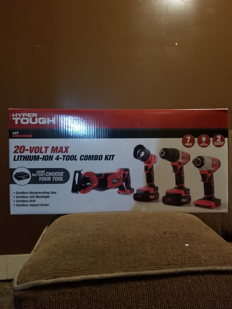 Hyper Tough 20V 4 tool combo kit