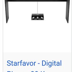 Starfavor SP-150W with Stand Digital Piano,88 Key Weighted Keyboard with Hammer Action,Piano 88 Keys with Wood Grain And Adjustable Bench 