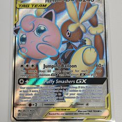 Mega Loppuny & Jigglypuff GX Tag Team Full Art 