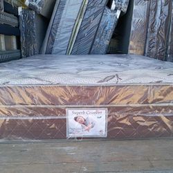 Brand New Queen Size Pillowtop Mattress Included Box Spring  Free Delivery Depends On Location 