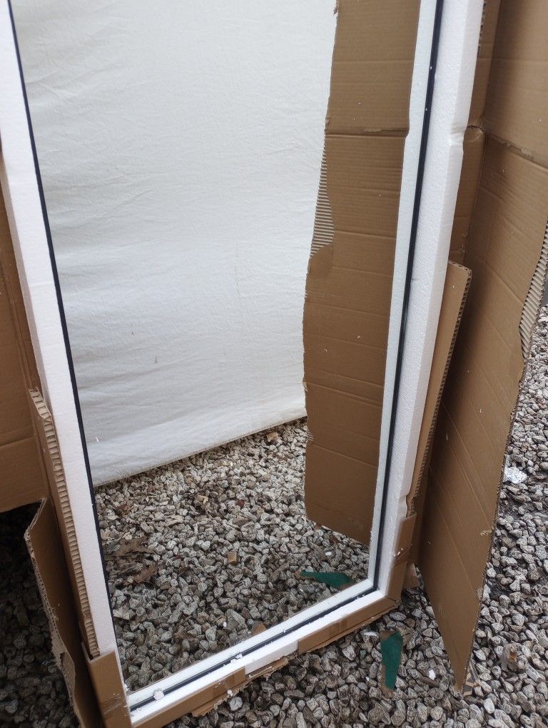 New NeuType 64"x22" Full Length Mirror Floor Mirror,Black