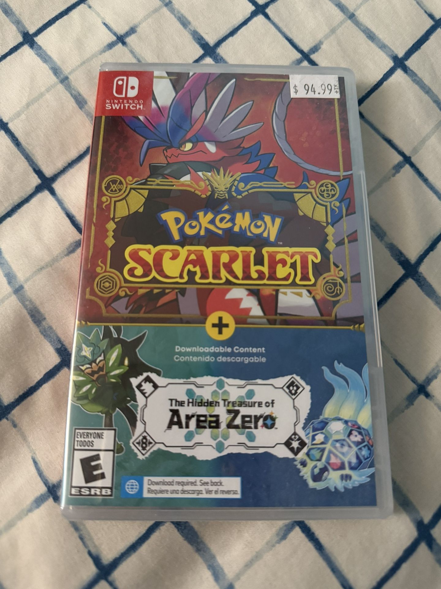 NEW Pokemon Scarlet + The Hidden Treasure of Area Zero - Nintendo Switch Sealed Sell/Trade