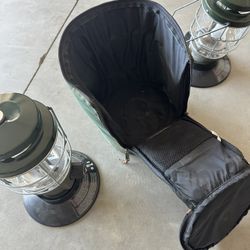 2 Coleman Propane Lites ,1 Case 