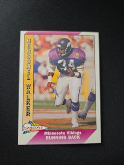 Herschel Walker Pacific Football Card Minnesota Vikings