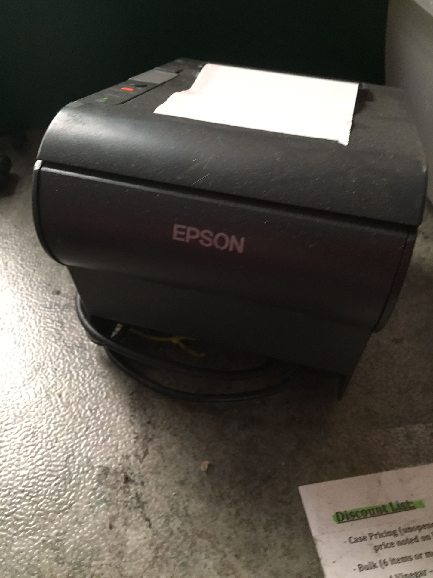 Epson receipt printers