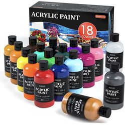 Acrylic Paint Bottles Set