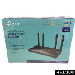 New TP-Link Archer AX1450 WiFi 6 Dual-Band Wireless Router | up to 1.45 Gbps Spe