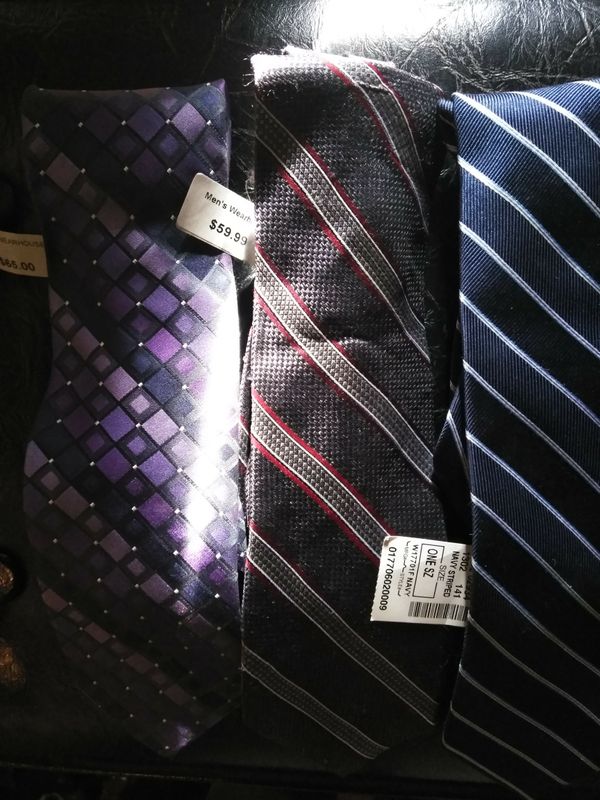 3 Brand New Ties 2 Are Frm Men S Warehouse And 1 Is From Joseph E