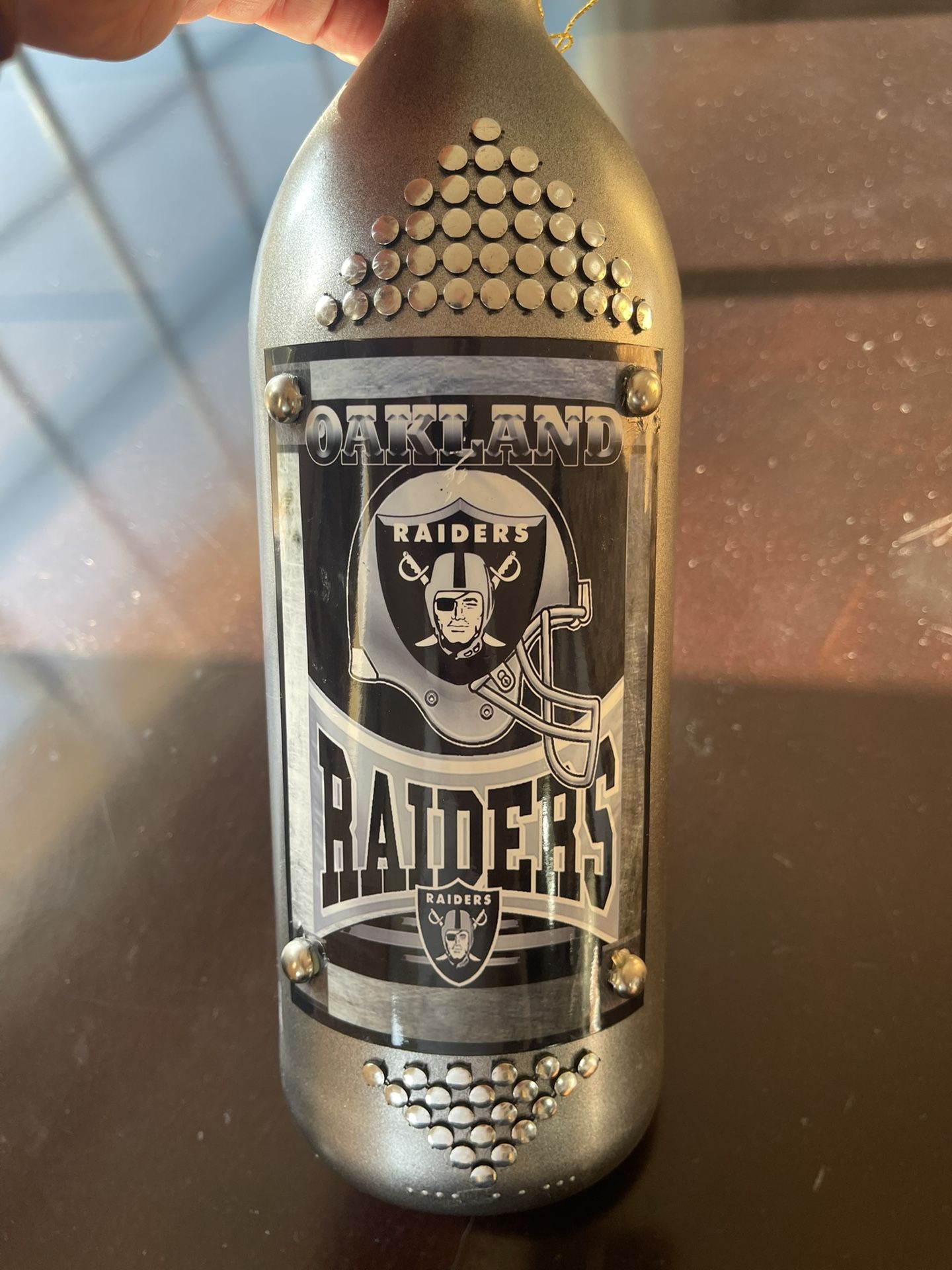 Oakland Raiders Memorabilia Bottle