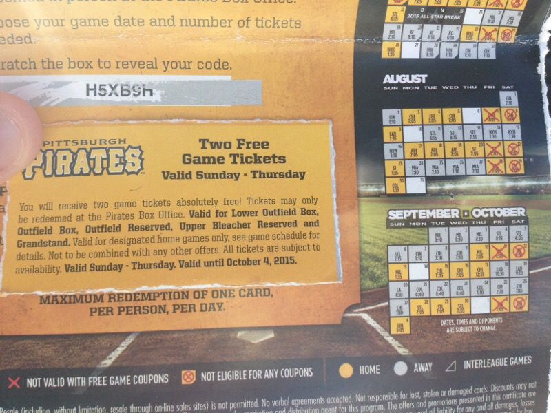 Two pirates tickets
