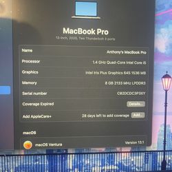 Apple Mac Book Pro 2020