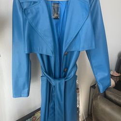New With Tags. Women’s Blue Trench Coat