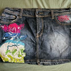 Vintage Ed Hardy Mini Skirt 
