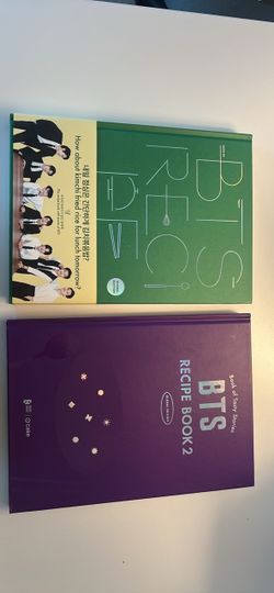 BTS Recipe Book 1 & 2 Global Edition Set