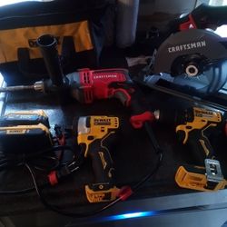 Power Tools (DeWalt And Craftsman)