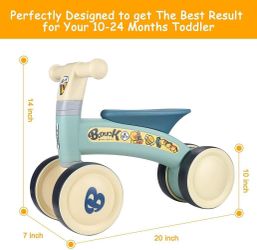 NEW Baby Balance Bike - Baby Bicycle for 10-24 Months Baby Walker Toys Safe Riding Toys for 1 Year Old Boy Girl Ideal Toddler Bike Baby's First Bike