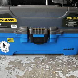 3 layer tackle box with bait included