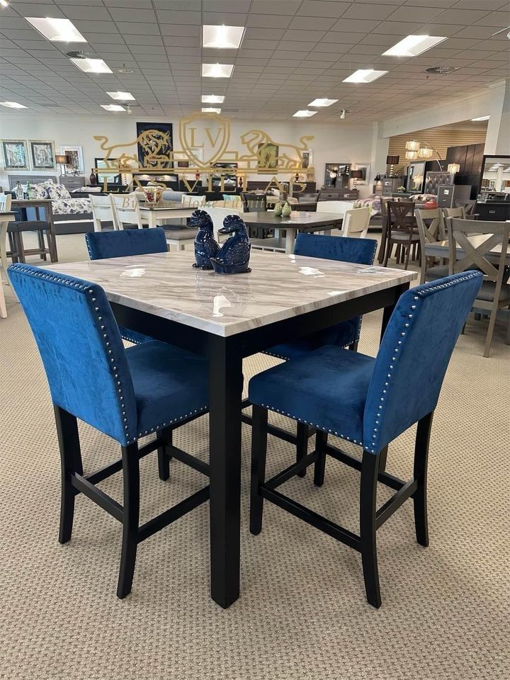 NEW🌲 $10 Down Payment Finance 🚥Lennon 5 Piece Dining Room Set