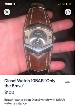 Diesel 10BAR Only the Brave Watch