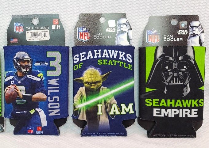 Seattle Seahawks Can Cooler Foam Coozies