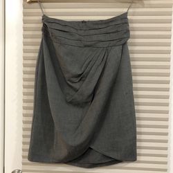 Coast US4 grey cotton skirt