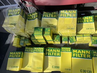 OIL FILTERS & CARBON FILTERS !!!MANN FILTERS !!!