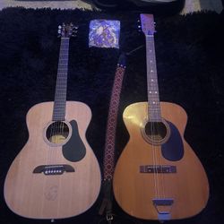 2 Guitars And Guitar Case (not Free)