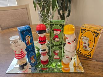Vintage Peanuts & Disney Pluto Bath Collectibles with Boxes