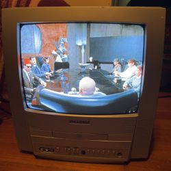 Sylvania CRT Tv With DVD Player