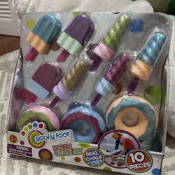 Brand New Chalk Set Real Chalk Covered In Glitter 