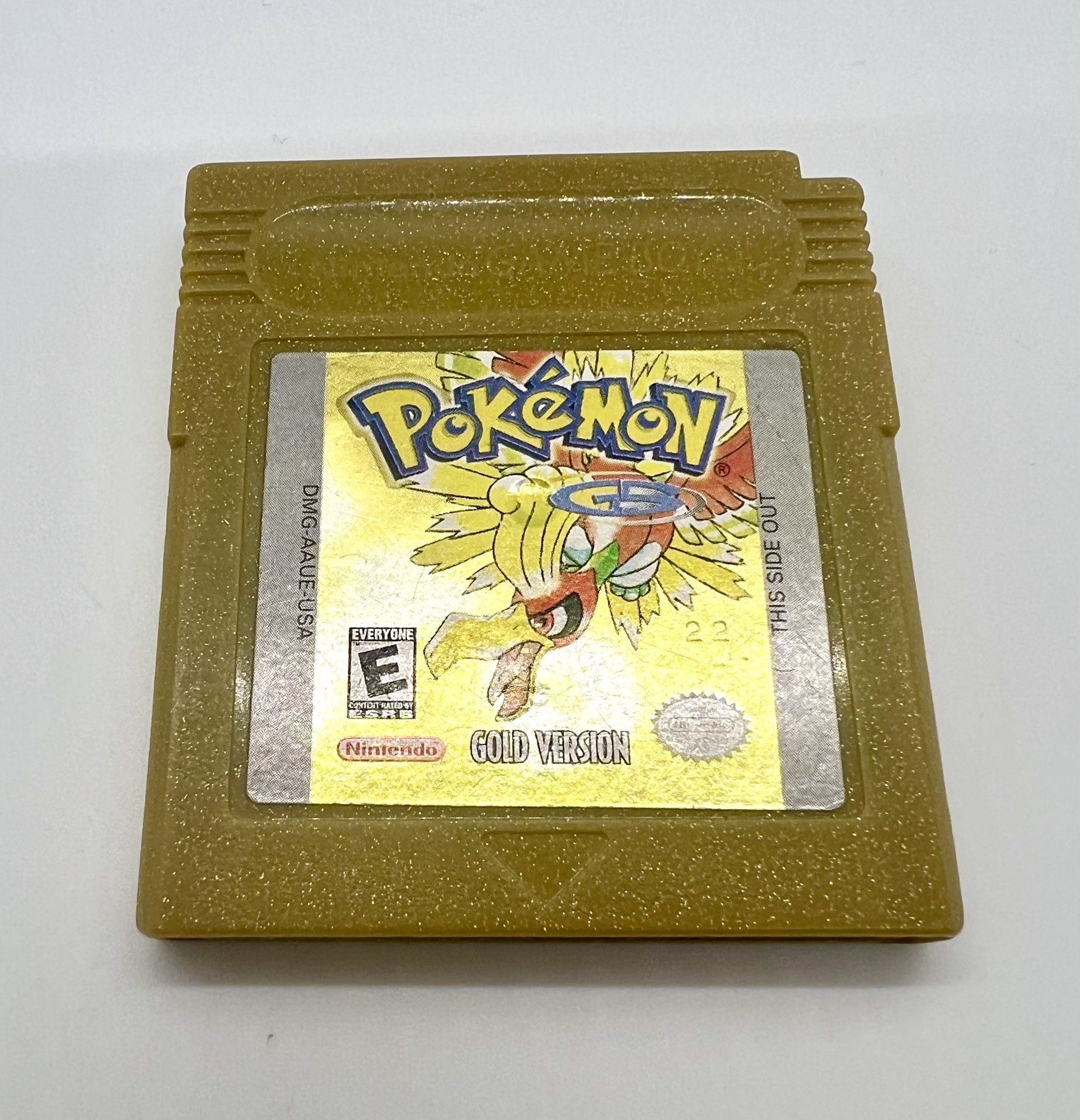 Pokémon Gold Version (Nintendo Game Boy Color 2000) Authentic Saves & Tested
