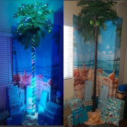 Beach Themed Christmas Tree And Deco