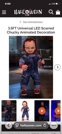 Animated 3.5 Feet Tall Talking Chucky