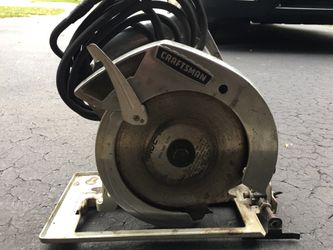 Vintage Craftsman 7" Electric Hand Circular Saw, Model 315.27781 with 1960's