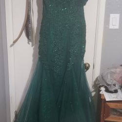 Emerald Green Mermaid Dress