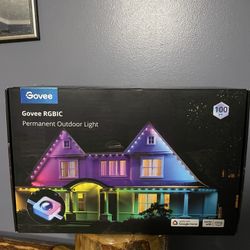 Govee Permanent Outdoor Lights, Smart RGBIC Outdoor Lights with 75 Scene Modes, 100ft 