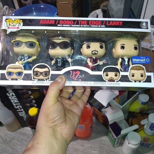 Buy Pop! Adam, Bono, The Edge, Larry 4-Pack at Funko.