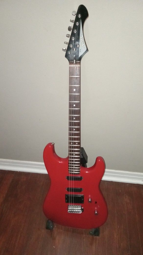 Rare Martin Stinger St-4 Electric Guitar 1980s with Case