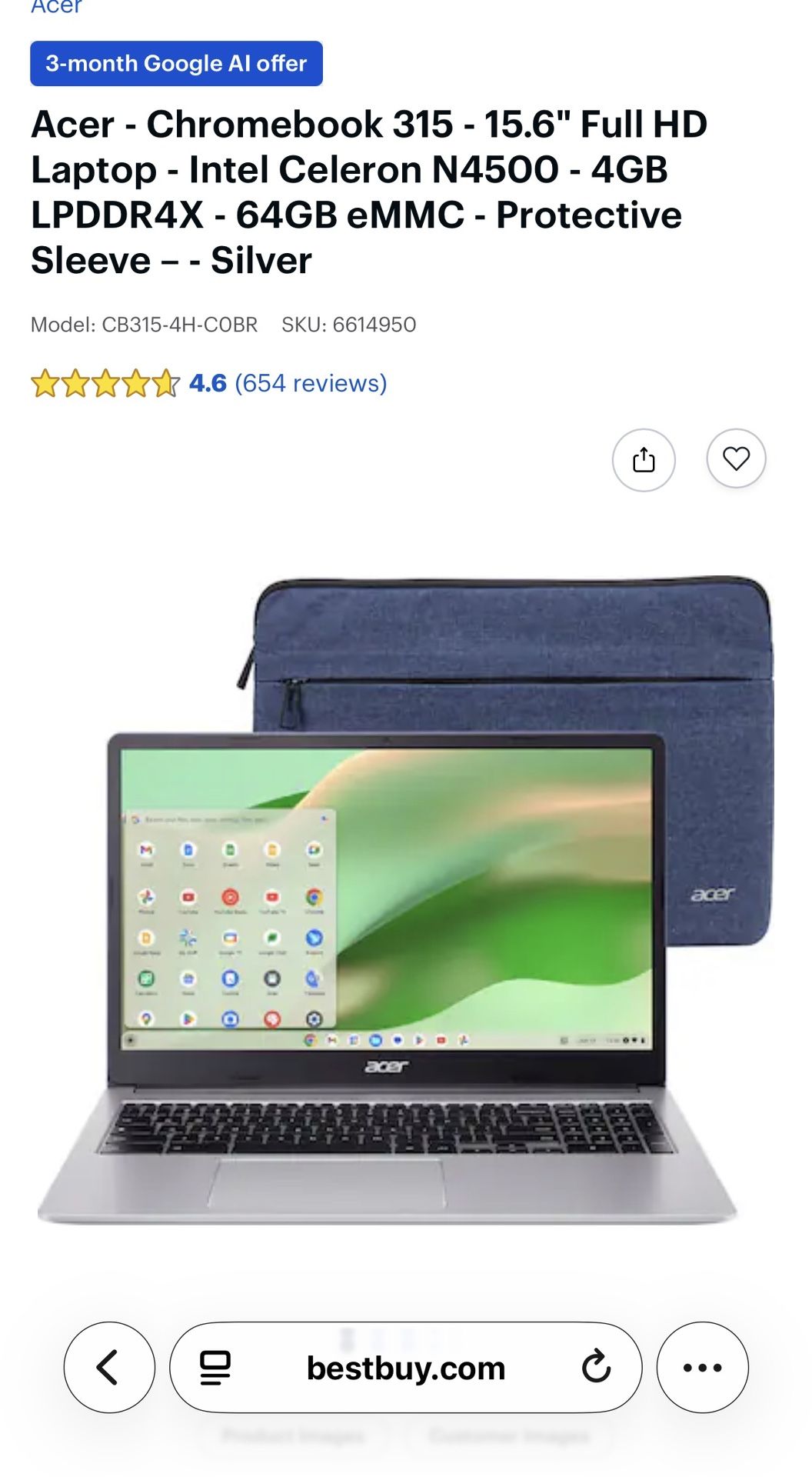Chromebook Laptop