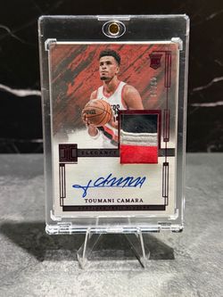 Toumani Camara NBA Panini Impeccable Elegance RC Auto Patch Card /99