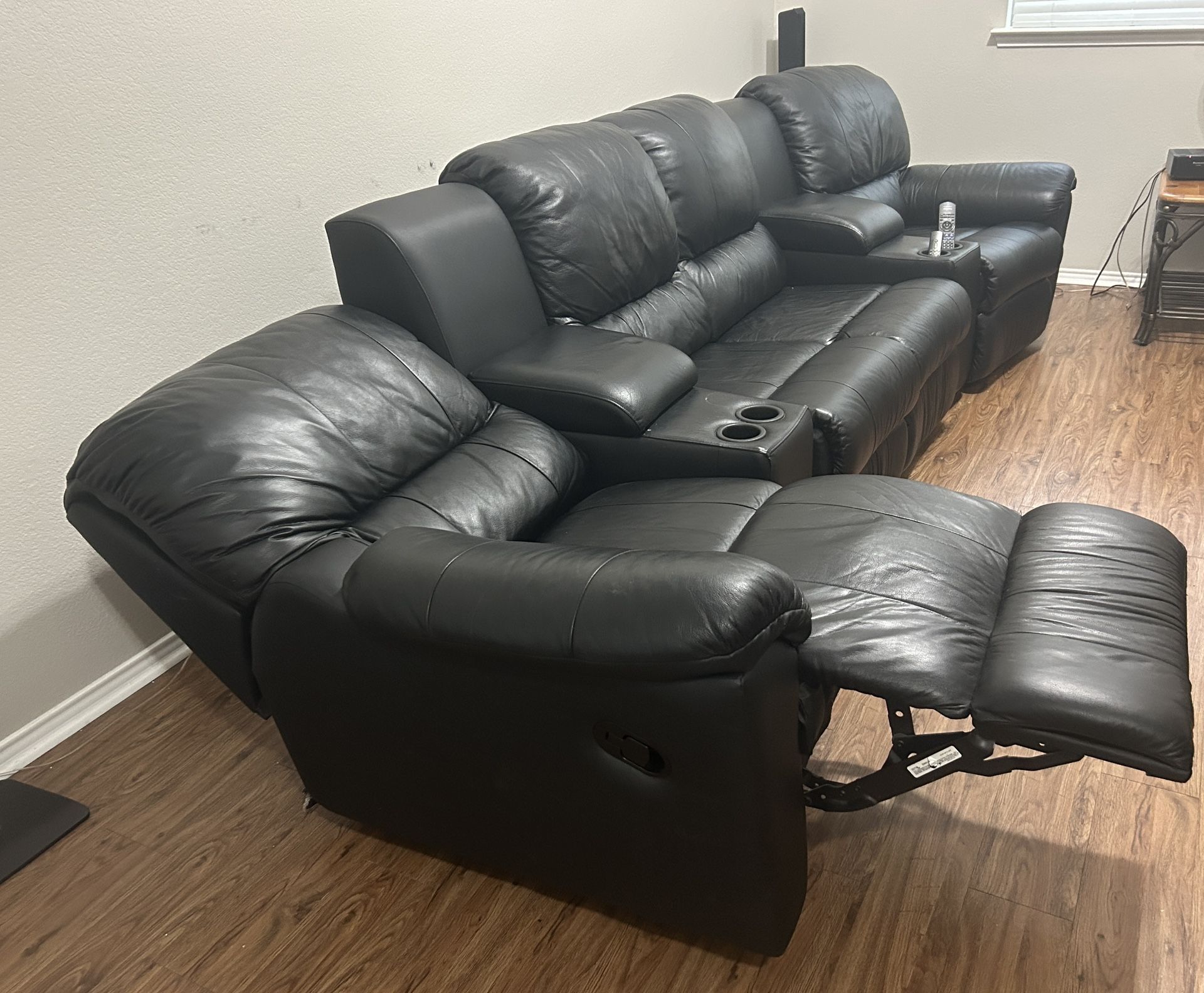 Three Recliner Seats