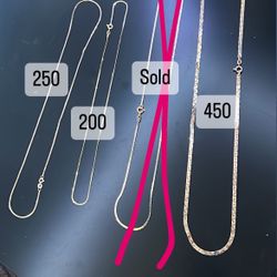 14k Pure Gold Chains