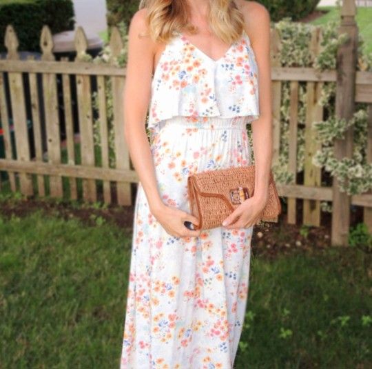 LC Lauren Conrad Floral Maxi Dress