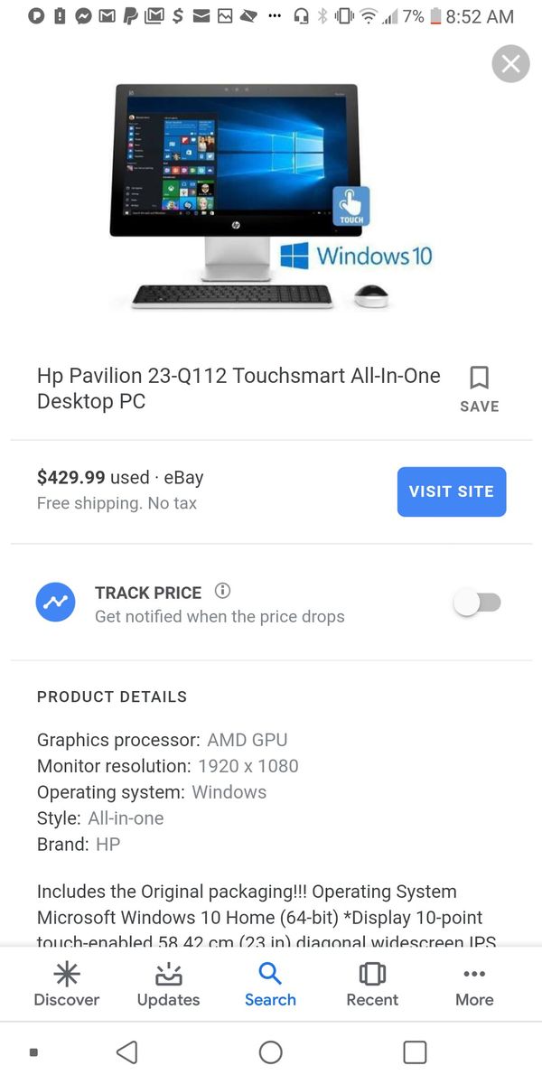 Practically New Hp Pavilion 23 All In One Desktop For Practically New Hp Pavilion 23 All In One Desktop For Palmview Tx Offerup