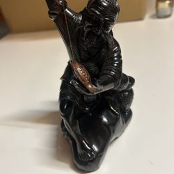 Wood Carved fishing model,Great Carving Technique