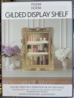 Gilded Display Shelf Gold
