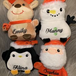 Personalized Christmas Plushies 