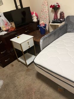 Night stand and bookcase