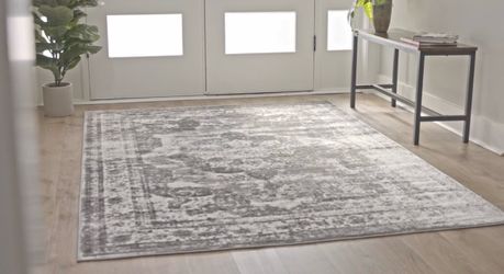 9 x 12 Gray Oriental Rug