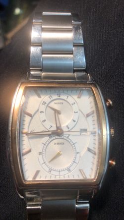 Silver Stainless Steel Multi-Dial Dress Watch